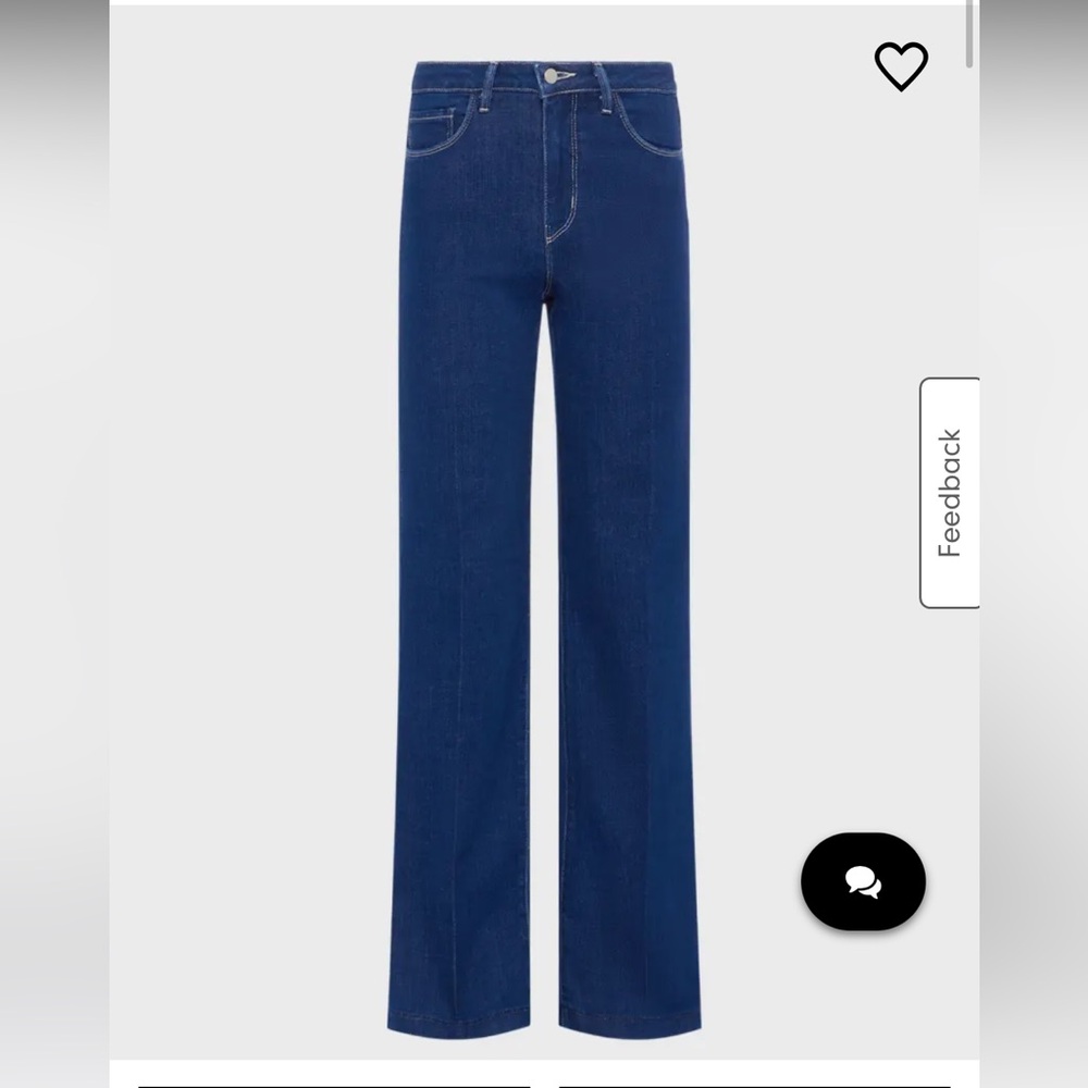 L'AGENCE Blue Flare & Wide Leg Jeans